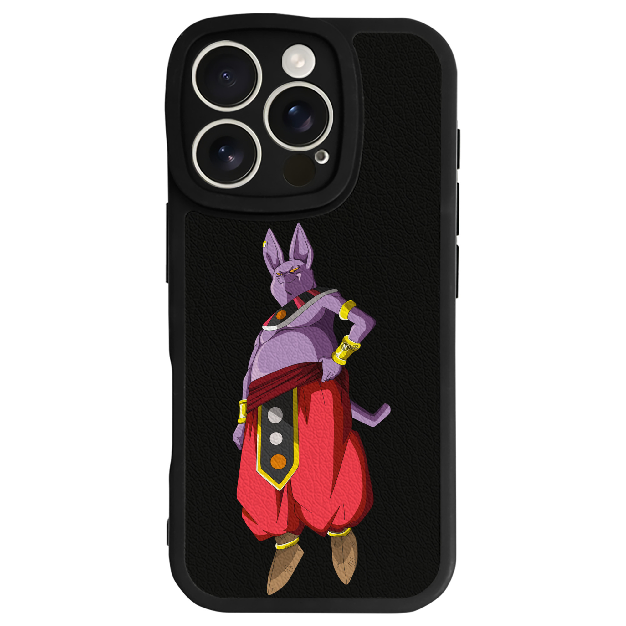 （画像用） ドラゴンボール シャンパ DRAGON BALL Champa 【iPhone 16シリーズ対応】シリコンスマホケース（レザー調） 材質：シリコン
